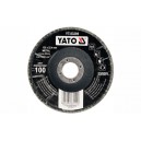 Kotouč lamelový korundový 125 x 22,2 mm vypouklý brusný P100_1