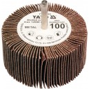 Kotouč lamelový radiální 80x40  P-60 s hřídelí 6 mm_1