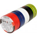 Izolační páska 12 x 0,13 mm x 10 m barevná 10 ks_1