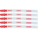 Pilový list do přímočaré pily 130 mm UNI TPI10-5 5 ks Bi-Metal_1