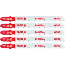 List do přímočaré pily 100 mm na dřevo TPI6 5 ks Bi-Metal_1