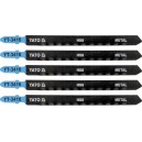 Pilový list do přímočaré pily 130 mm na kov TPI21 5 ks_1
