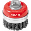 Drátěný kartáč čelní M14 x 75 mm INOX_1