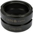 Náhradní čelisti k lisovacím kleštím YT-21735 typ U 32mm_1