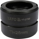 Náhradní čelisti k lisovacím kleštím YT-21735 typ TH 26mm_1