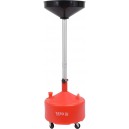 Miska na odčerpání oleje 20l 420 mm nastavitelná výška 75-155 cm_1