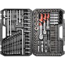 Gola sada 1/2", 3/8", 1/4" + příslušenství 128 ks_1