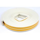 Samolepící těsnění do oken a dveří 9x5,5mm TYP P bílé 6M_1