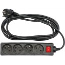 Prodlužovací kabel - prodlužovačka 3 m vypínač 4 zásuvky_1