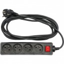 Prodlužovací kabel - prodlužovačka 5 m vypínač 4 zásuvky_1