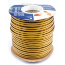 Samolepící těsnění do oken a dveří 9x7,4mm TYP D hnědé 100M_1