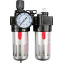 Regulátor tlaku vzduchu 1/2", 0-1MPa, s filtrem a přimazáváním_1
