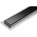 Lineární koupelnový žlab Černé Sklo 70 cm WET&DRY_1