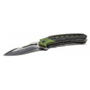 Nůž zavírací COBRA 20cm s pojistkou zelená-černá_1